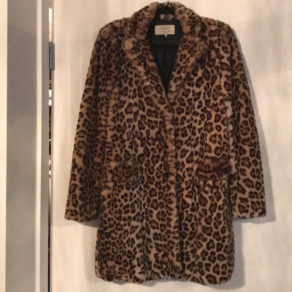 ZARA FAUX FUR COAT